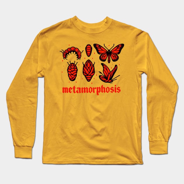 Metamorphosis Long Sleeve T-Shirt by FanArts